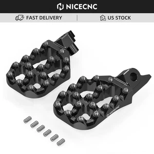 NICECNC Offset Footrests Foot Pegs For Yamaha YZ250F YZ450F YZ450FX 2024-2026 - Picture 1 of 10
