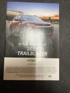 2024 Chevy blazer Owners Manual supplement Getting to Know Your 2023 Trailblazer - Bild 1 von 1