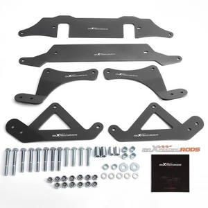 Front Rear 2"-5'' Lift Kit Brackets for Polaris 900 RZR S EPS 2015-2016 - Picture 1 of 14