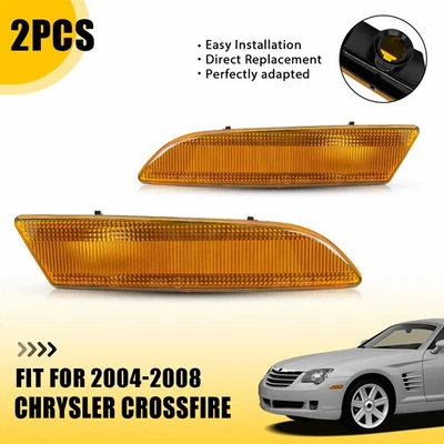 Kit de carcasa de luz marcadora frontal ámbar Len C para Chrysler Crossfire 2004-2008 Foto 1 de 4