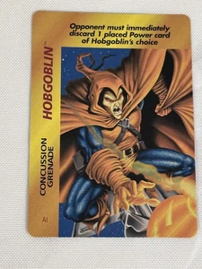 HOBGOBLIN - CONCUSSION GENADE - MARVEL OVERPOWER CARD GAME- NM - Picture 1 of 2