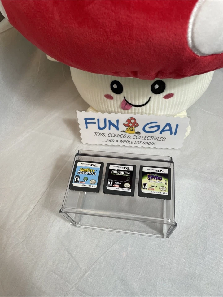 Lot of 3 Nintendo DS Games: SimCity Creator, Call of Duty 4, Spyro Eternal Night - Image 1 of 4