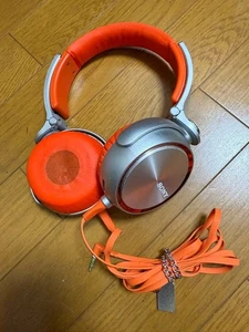 Sony kabelgebundene Kopfhörer orange Modell MDR-X610 Japan Import selten - Bild 1 von 11