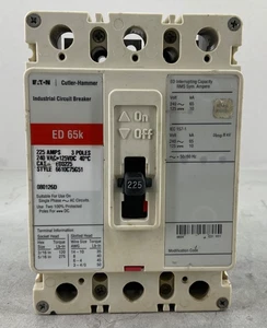 SCHNEIDHAMMER ED3225 SCHUTZSCHALTER 225 A 3P 240VAC - Bild 1 von 6