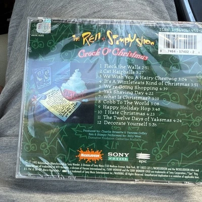 Ren & Stimpy's Crock O' Christmas (CD, 1993) Nickelodeon / Sony SEALED - Image 1 of 4