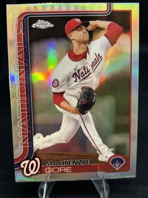 2025 Topps Chrome - Mackenzie Gore #160 Refractor - Image 1 of 2