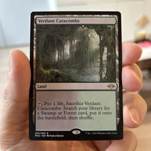 MTG Magic the Gathering Modern Horizons 2 NM Verdant Catacombs - Picture 1 of 2