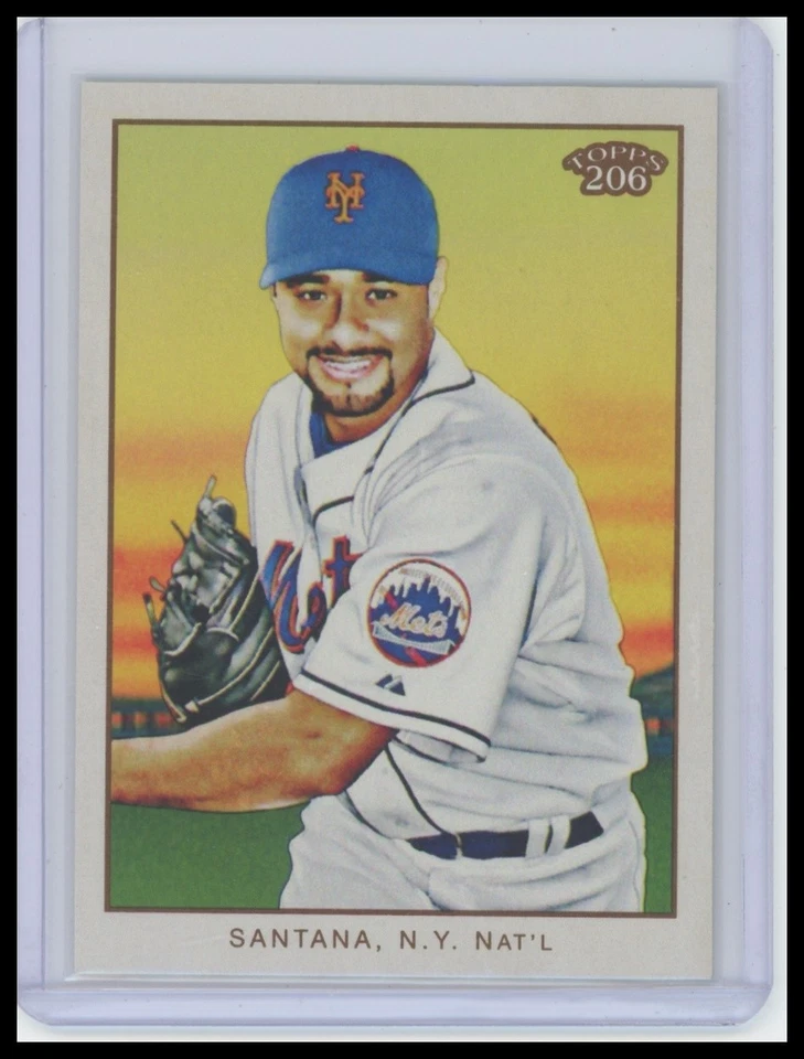 2009 Topps 206 #124 Johan Santana - Image 1 of 2
