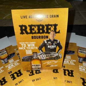 Carpas de mesa Rebel Bourbon/Kyle Busch. Juego de 18 4 por 6 pulgadas. Envío Gratis USA - Imagen 1 de 3