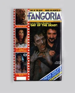 DAY OF THE DEAD / FANGORIA MAGAZINE - 2"x3" POSTER MAGNET horror vhs dawn night - Picture 1 of 3