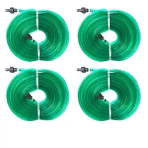 Soaker Hose 30m 4 Pack Flat Flexible Garden Lawn Sprinkler Water Drip Tubing - Bild 1 von 6