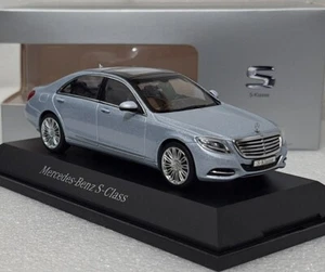 Mercedes-Benz S-Klass W222 2013 Light Blue 1:43 Schuco Dealer Edition! (3) - Picture 1 of 18
