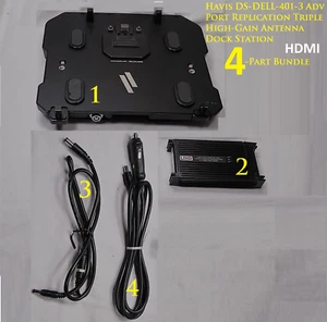 Havis DS-DELL-401-3 Adv HDMI Port Replication 3 High-Gain Antenna Dock Station D - Picture 1 of 15