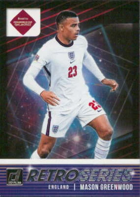 2021-22 Donruss Road to Qatar Retro Series #17 Mason Greenwood England - Image 1 of 2