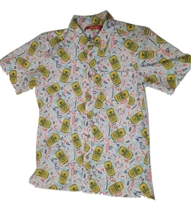 Shinesty Samuel Adams Summer Ale Sam Button Up Shirt Sam Size Small NWT - Picture 1 of 5