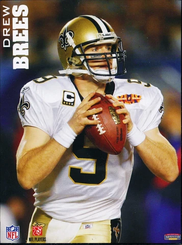 Drew Brees 6" x 4.5" Collectible Mini Plaque Picture (BuyMVP) Cover