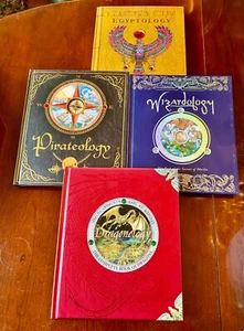 Childrens Books Dragonology Wizardology Pirateology Egyptology 4 Magical Age 7+ - Bild 1 von 13