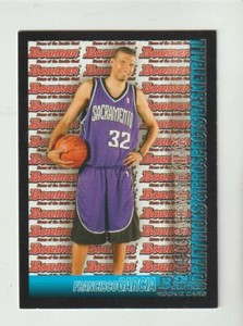 2005-06 Bowman #118 Francisco Garcia rookie card, Louisville Cardinals