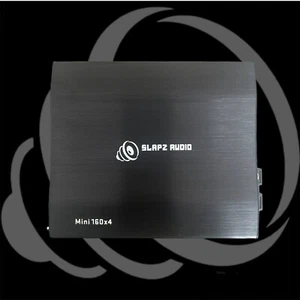 SLAPZ AUDIO 4 Channel Mini 160 Watts X4 2 Ohm Car Amplifier 4x 100w at 4 Ohm - Picture 1 of 4