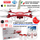 NUOVO Drone SYMA X5 UW FPV HEADLESS android apple smartphone drone WiFi video HD