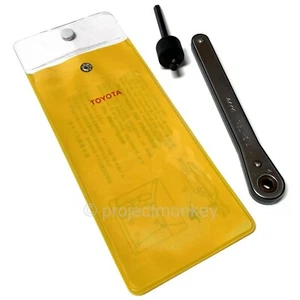 OEM Toyota 86-98 Supra Targa Top Roof Tool Kit Set Bag Wrench Genuine Parts - Picture 1 of 2
