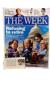The Week Magazine August 11 2023 US Politics Trump Biden Capitol Cartoon Cover - Bild 1 von 4