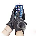 Gift Leather Gloves Touch Screen Mittens Clothing Accessories Winter Warm