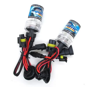 9006 9012 HB4 10000K (Blue) 35W DC HID Xenon Bulbs High Beam Headlight 1 Pair - Foto 1 di 5