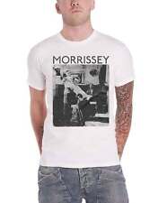 Morrissey T Shirt Barber Shop Logo Nue offiziell Herren Weiß