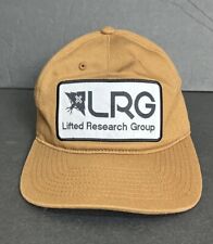 LRG Lifted Research Group Hat Cap Snapback Brown Patch Casual One Size