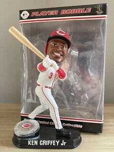 KEN GRIFFEY JR. Cincinnati Reds Legend MLB Black Medallion Base Bobblehead NIB! - Picture 1 of 2