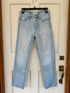 Madewell Jeans Women 26 Perfect Summer Straight Jean Fitzgerald Light Wash C2819 - Picture 1 of 10