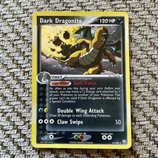 Dark Dragonite Rare Holo Pokemon Card LP - (15/109) Ex Team Rocket Returns 2004
