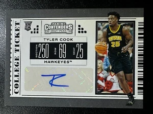 Tyler Cook 2019 Panini Contenders Draft RC Rookie Auto SP! - Picture 1 of 2