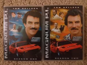 ****Magnum P.I. Complete Seasons 1 & 2 Dvds. Tom Selleck, Near Mint condition - Picture 1 of 3