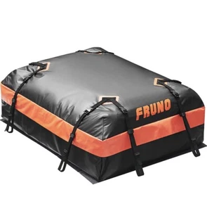 FRUNO 15 Cubic Feet Rooftop Cargo Carrier Waterproof Vehicle Cargo Carrier Roof - Foto 1 di 6