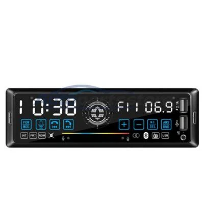 Single 1 DIN 6.5" Car Stereo Radio Touch Gesture Screen Bluetooth USB MP3 Player - Image 1 of 4