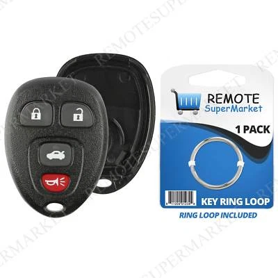 Replacement for 06-13 Chevy Impala 06-07 Monte Carlo Remote Key Fob Shell Case Foto 1 de 4