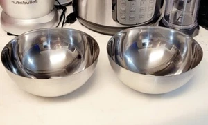 IKEA BLANDA BLANK Serving bowl, stainless steel 8" BRAND NEW (2-PACK) - Picture 1 of 4