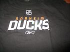 Black Anaheim Ducks Practice T Shirt Xl Reebok