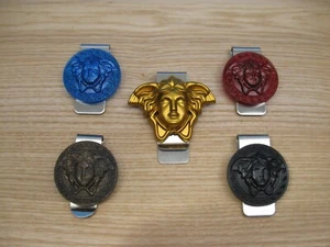 Money clips 5 pieces set stainless steel clamp and multicolor Rondanini head  - Picture 1 of 10