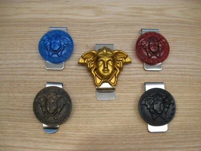 Money clips 5 pieces set stainless steel clamp and multicolor Rondanini head  - Image 1 of 4