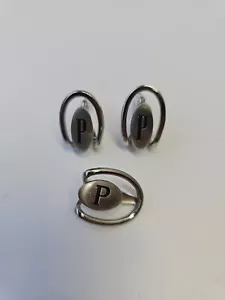 P Monogram Initial Vintage SWANK Cuff Links And Tie Clip RARE - Picture 1 of 6