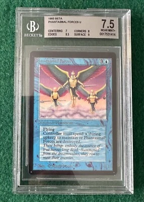 Phantasmal Forces - BETA - MTG - BGS 7.5 - NEAR MINT+. More MTG In My Store. - Image 1 of 2