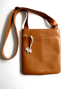 RADLEY - Tan Leather Ladies Cross Body Messenger Bag - Picture 1 of 13