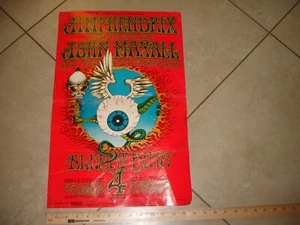 1968 Jimi Hendrix Experience Concert Poster 2nd Edition - San Francisco - Picture 1 of 6