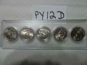 Juego de 5 monedas de cuarto de cuarto de parque nacional D 2012 sin circular en estuche de plástico 25c ¡ENVÍO GRATUITO! - Imagen 1 de 2