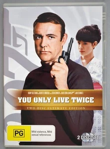 YOU ONLY LIVE TWICE SEAN CONNERY 1967 BOND 007 Ultimate Ed 2 Disc Set Aus DVD - Picture 1 of 4