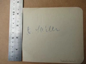 Autógrafo soprano Friederike Sailer (archivo TD3) - Imagen 1 de 1