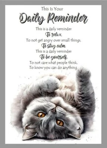 NEW Inspirations Range Daily Reminder A5 Size Card Thinking Of You Friendship - Picture 1 of 4